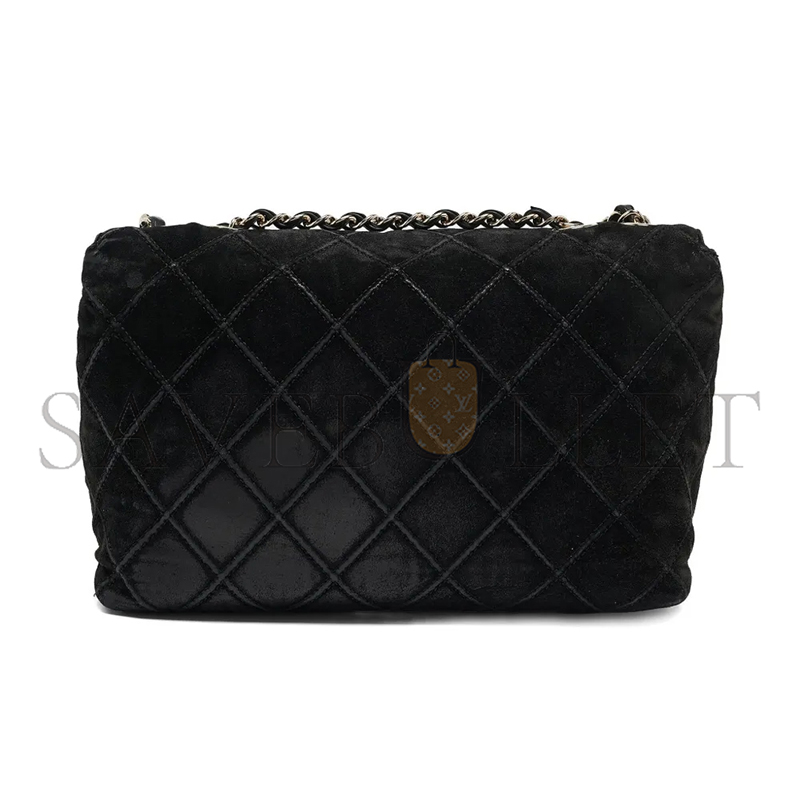 CHANEL CLASSIC FLAP SUEDE BAG (26*17*8.5cm)